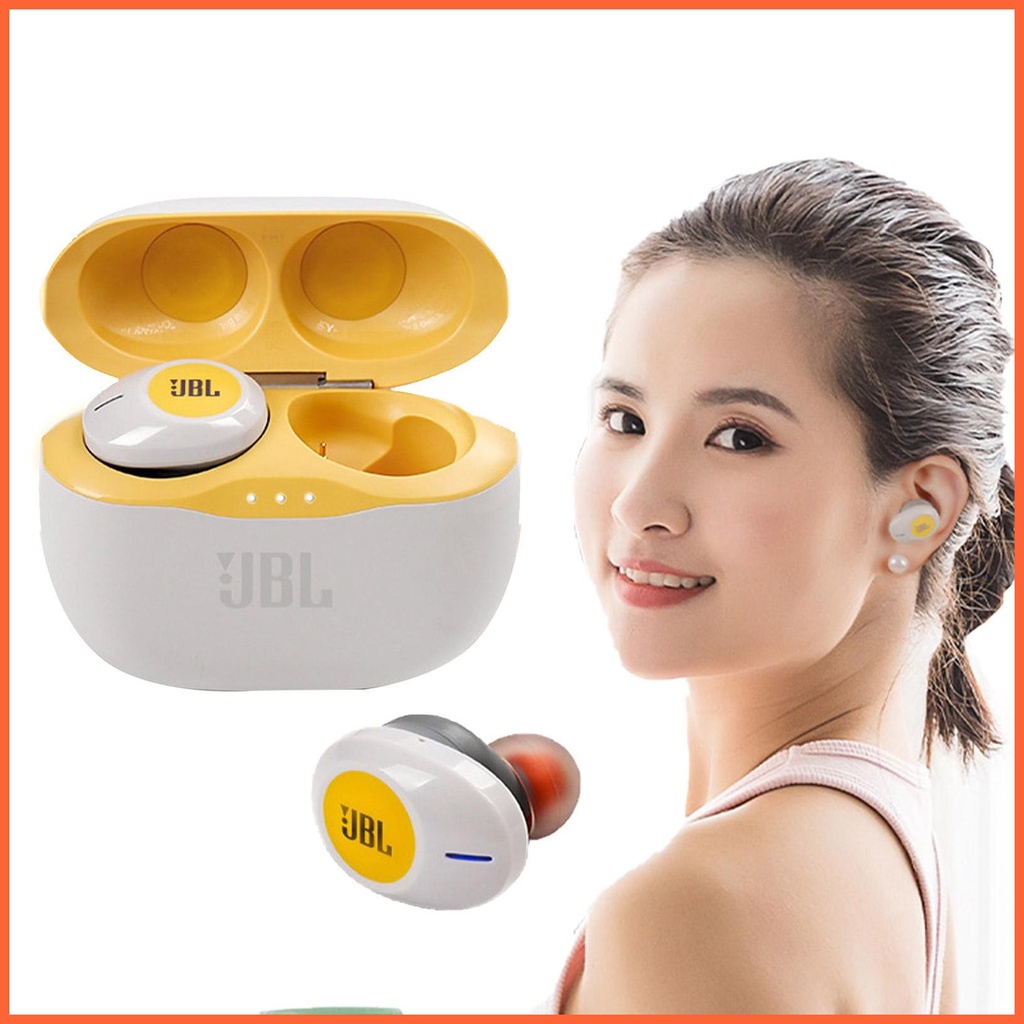 Tai Nghe Nhét Tai Không Dây JBL Tune 120Tws Giảm Tiếng Ồn Kèm Hộp Sạc