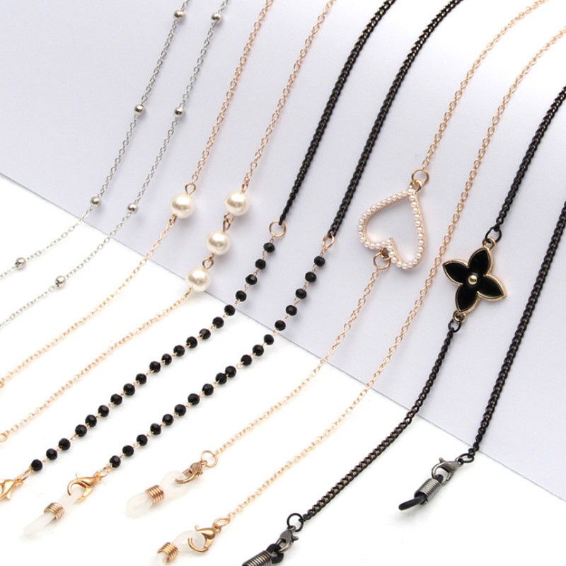 Thời Trang vòng cổ Đeo Cổ Chống Thất Lạc Đính Ngọc Trai Phong Cách Hàn Quốc Cho Nữ