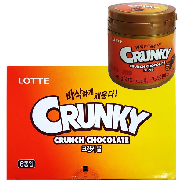 ( Bán sỉ ) Lốc 6 hủ Crunch Chocolate Crunky