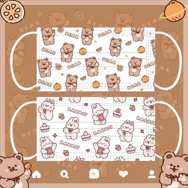 Khẩu trang hoạt hình đáng iu cute hihiii