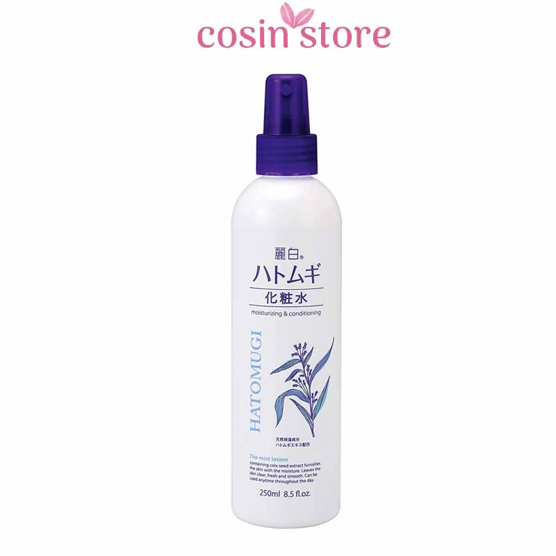 Xịt Khoáng Hatomugi The Mist Lotion 250ml từ ý dĩ Dưỡng Ẩm Làm Sáng Da Moisturizing &amp; Conditioning Cosin Store