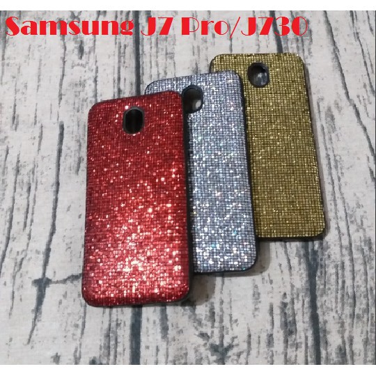 Samsung Galaxy J7 Pro/J730_Ốp Lưng dẻo tpu Đính Kim tuyến Sang Chảnh