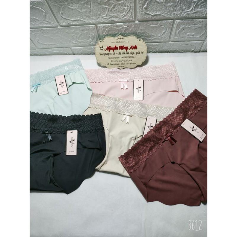 Quần lót su cạp ren 99069 su đúc lạnh phối ren nơ điệu đà thích hợp mặc hàng ngày | BigBuy360 - bigbuy360.vn