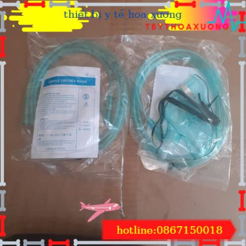 MẶT NẠ THỞ OXY KHÔNG CÓ TÚI, MASK THỞ OXY OXYGEN KHÔNG CÓ TÚI