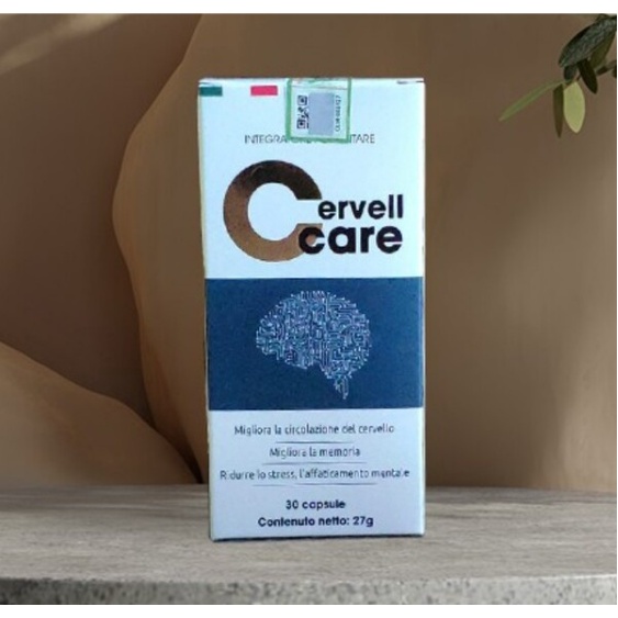 Lọ Cervellcare Viên Uống Bổ Não Hỗ Trợ Tăng Tuần Hoàn Máu Não 30 viên