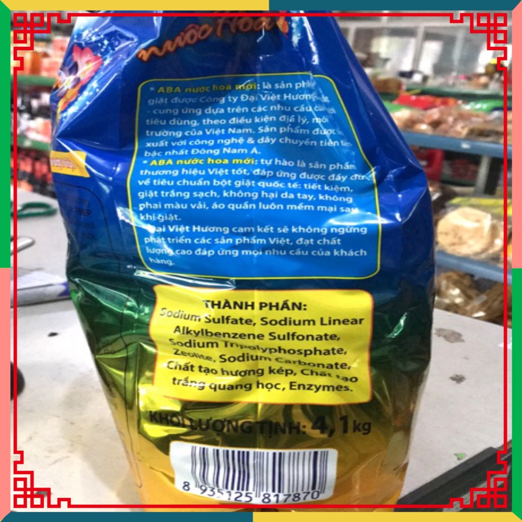 (HOT LIKE) Bột giặt Aba 4,1 kg hương nước hoa