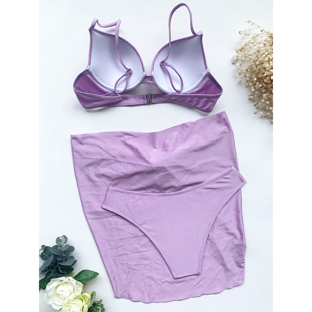 DUNEA Bộ đồ bơi ba mảnh thiết kế quyến rũ thời trang cho nữ