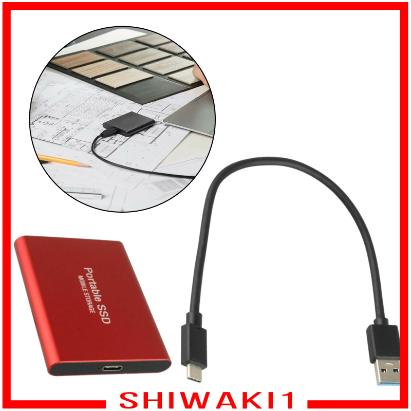 [SHIWAKI1]Metal 2.5\" USB 3.1 Gen-1 SSD External Storage Up to 1050 MB/s