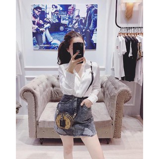 Áo Sơ Mi Lụa Nữ Vân Chìm Chuẩn Xịn [ Cao Cấp ]