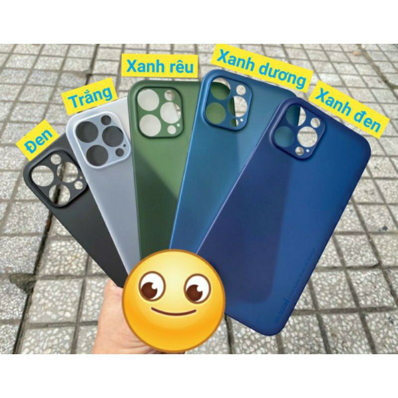 Ốp lưng Memumi siêu mỏng 0.3mm cho iPhone 12 Mini, 12, 12 Pro, 12 Pro Max chôbgs vân tay