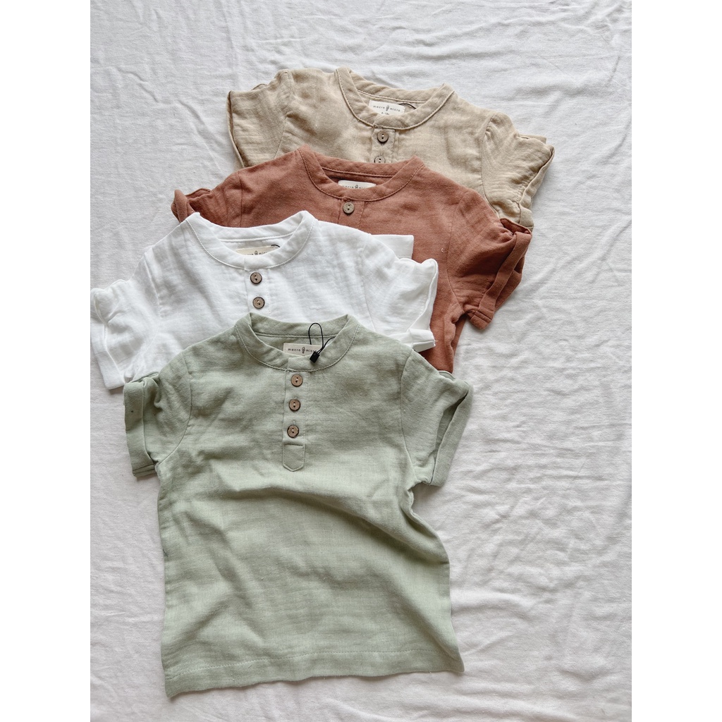 Muslin Leon Shirt Macro & Micro