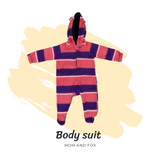 Body tất Thú lót lông sọc màu