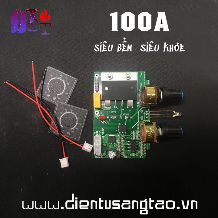 Mạch timer điều chỉnh dòng và áp máy hàn điểm, hàn cell BTA100