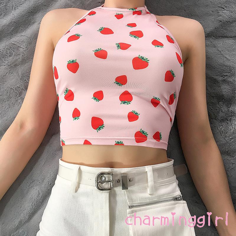 Áo yếm nữ buộc cổ không tay thời trang quyến rũ