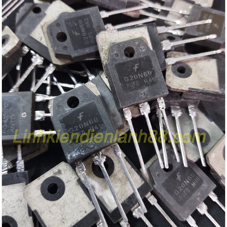 IGBT G20N60RUFD G20N60 20A 600V TO-3P bóc máy chân dài !
