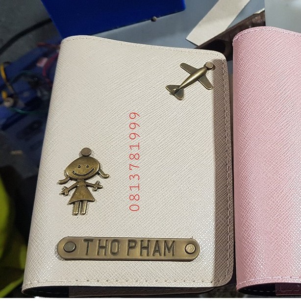 PASSPORT COVER VỎ BỌC HỘ CHIẾU KHẮC TÊN