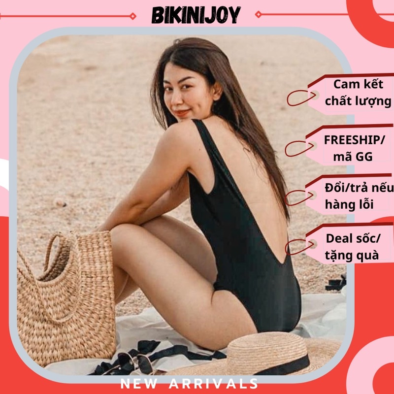 Bikini liền mảnh FREESHIP khoét lưng chữ V siêu cá tính
