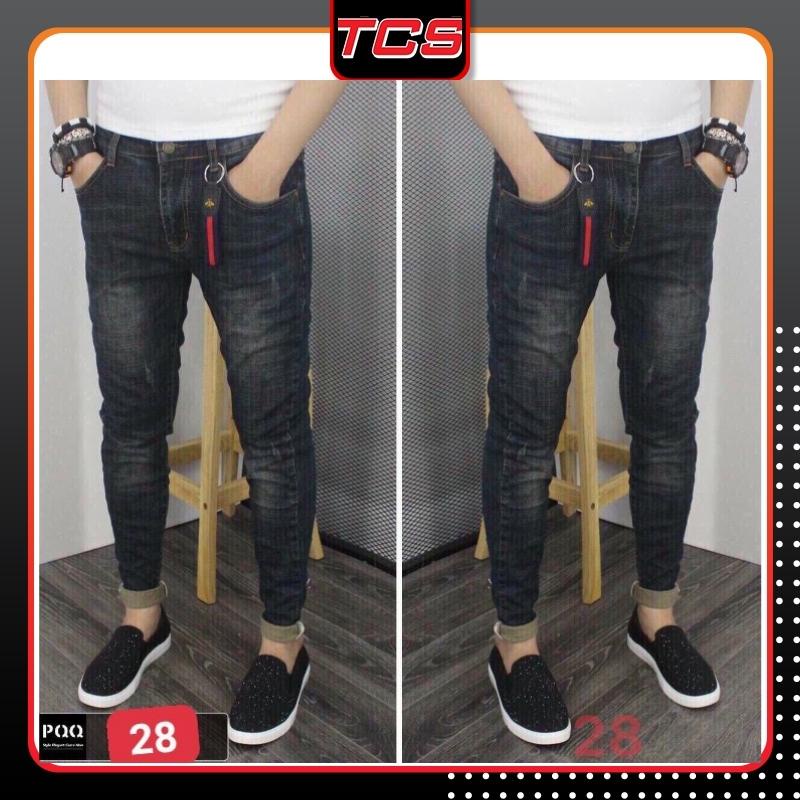 Quần jean nam ,quần bò TCS trơn cao cấp phong cách hàn quốc nhiều mẫu TCS 31