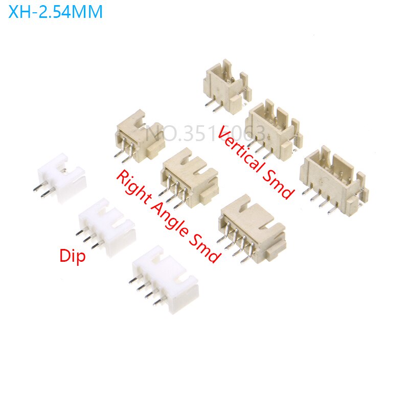 Bộ 10 đầu chip pin dip/ góc phải 1.0 1.25 1.5 2.0 2.54 SH/JST/ZH/PH/XH 1.25MM 2.0MM 2.54MM SMD 2/3/4/5/6/7/8/9/P