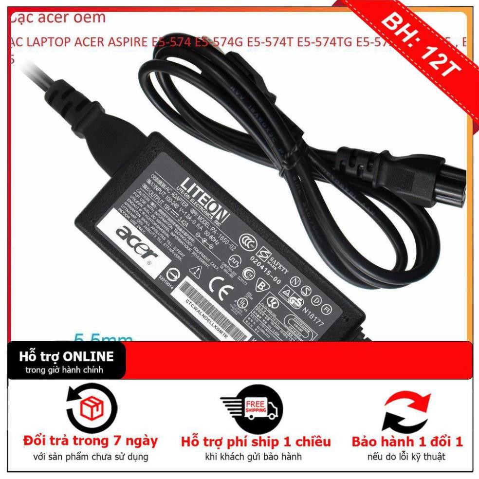 HCM] ⚡️SẠC LAPTOP ACER ASPIRE E5-574 E5-574G E5-574T E5-574TG E5-575G, E5-575 , E 15