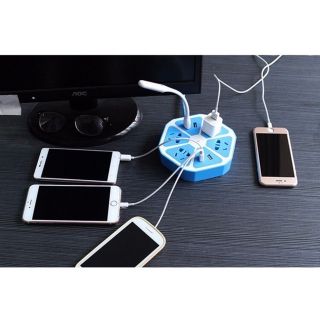 Ổ điện đa năng 4 cổng USB 4 ổ cắm điện