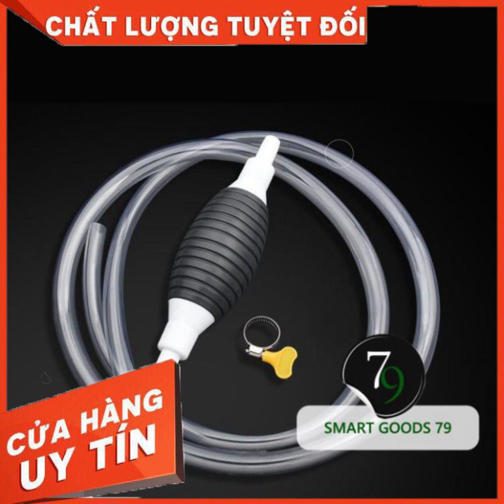 Vòi hút xăng dầu cồn rượu nước bể cá chất lỏng bóp tay