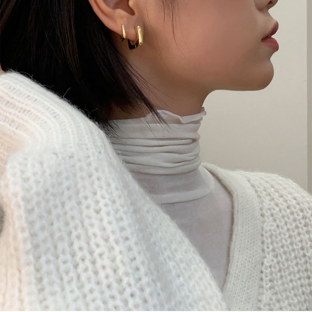 Khuyên Tai Hình Vuông Nhiều Màu Thời Trang Cho Nữ