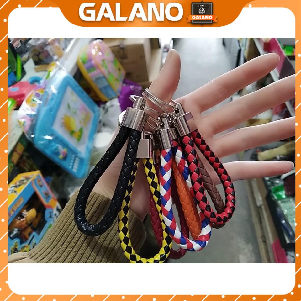 Móc khóa EDC GALANO móc gắn chìa khóa tết dây thủ công tinh tế có quai treo móc tiện dụng HG-001303