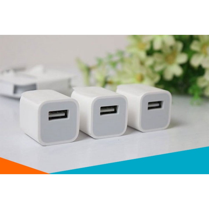 Củ Sạc 5W ⚡FREESHIP⚡ Cốc Sạc Vuông Apple 5W Cổng USB