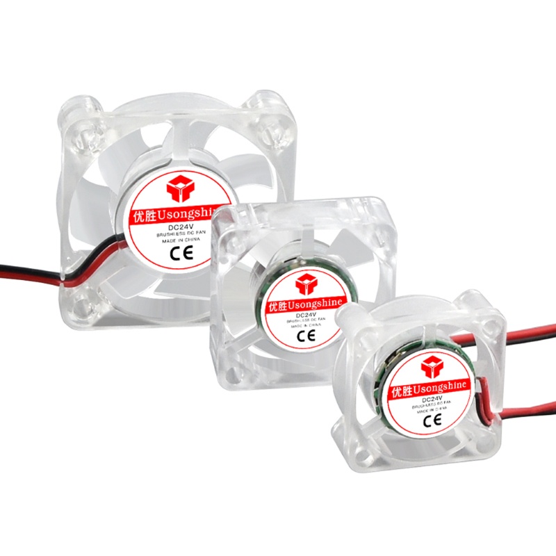 Quạt Tản Nhiệt 3010 4010 2510 12V 24V Có Đèn LED Phát Sáng Yên Tĩnh Cho Máy In 3D