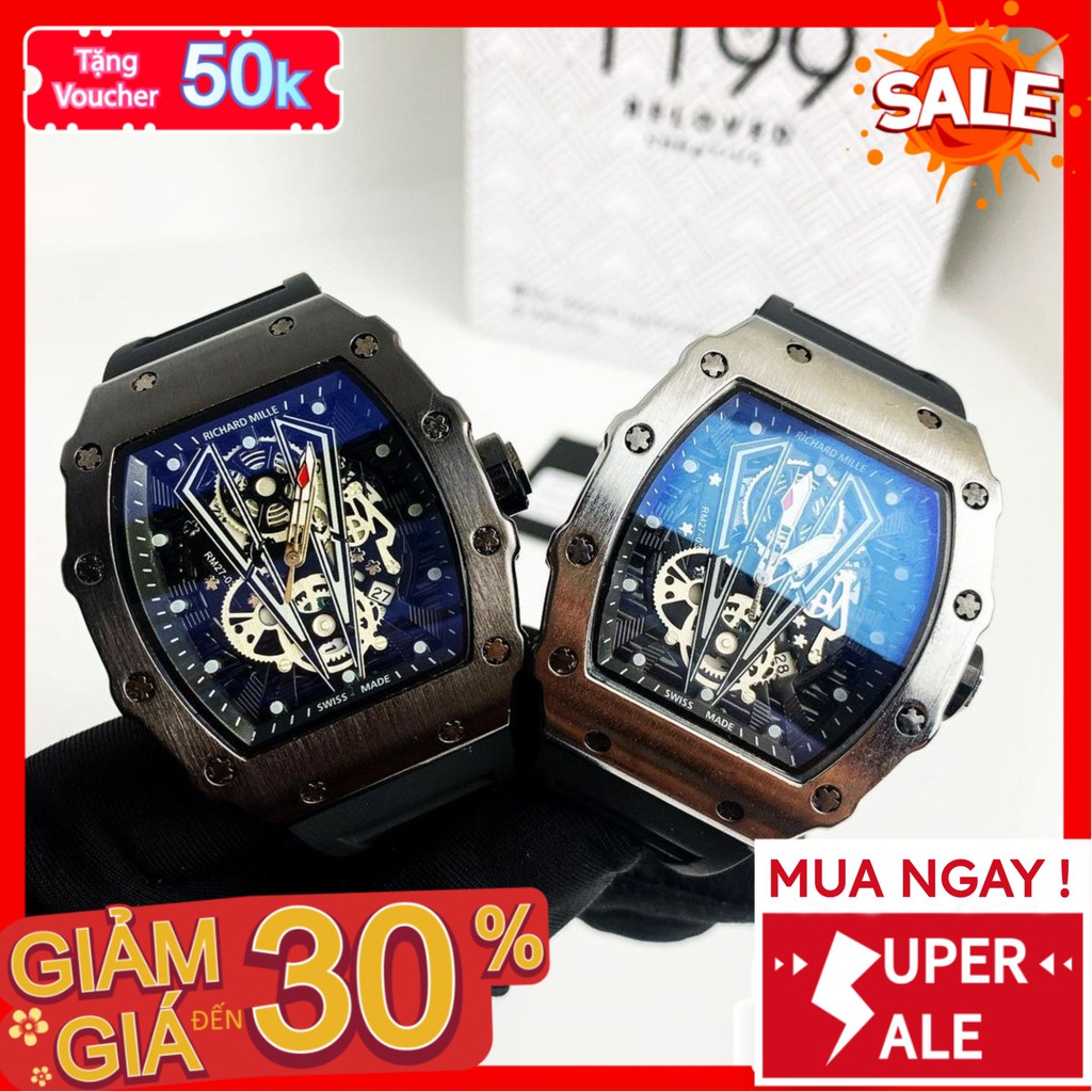 Đồng hồ nam - Đồng Hồ Dây Cao Su Chống Nước Chống Xước Máy Chuẩn Chất Liệu Cao Cấp Bảo Hành 6 Tháng 866 - 1199 Watches | BigBuy360 - bigbuy360.vn