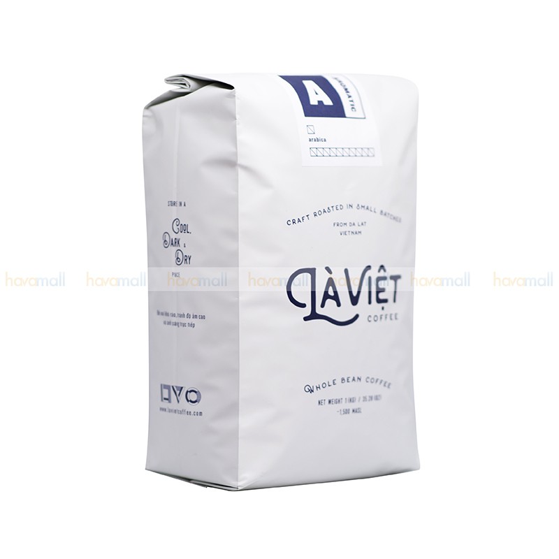 Cà Phê Nguyên Hạt LÀ VIỆT AROMATIC - Arabica 1000g