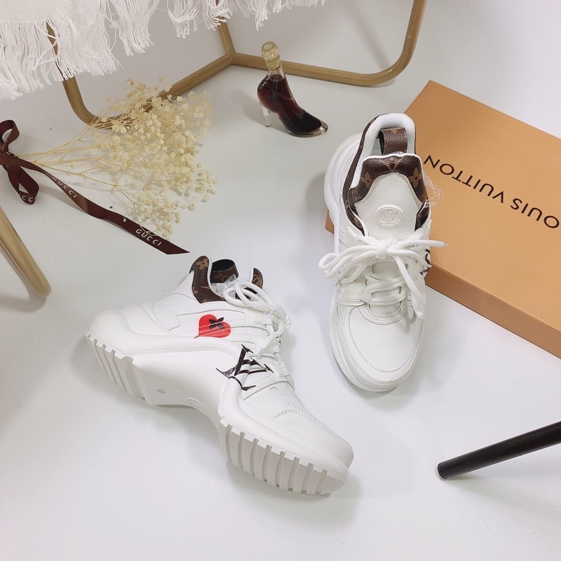 Giày thể thao lv tim vip fullbox bill túi giấy