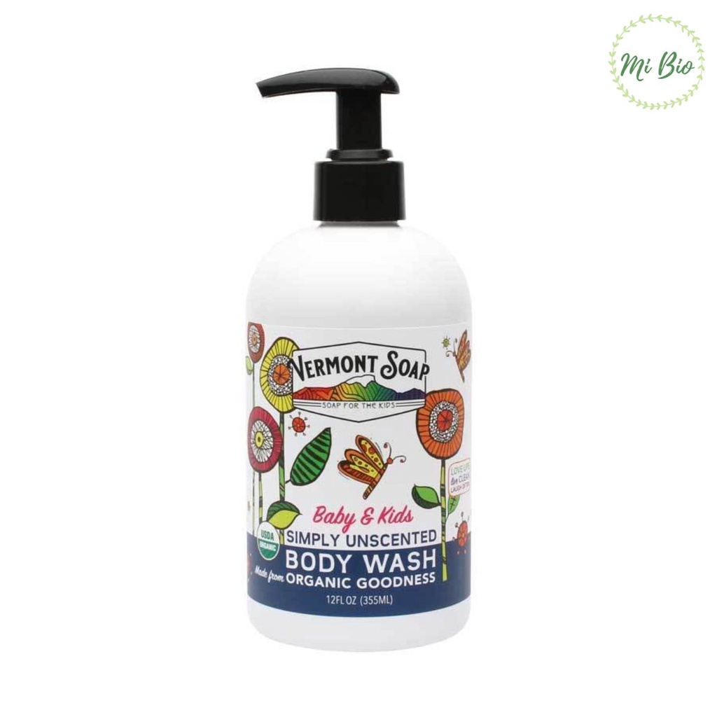 Sữa tắm hữu cơ cho bé (baby kids simply) - Vermont soap