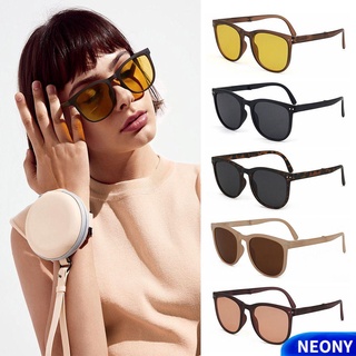 Kính râm gọng bằng TR90 siêu nhẹ dạng gập bỏ túi phong cách cổ điển cho nam và nữ