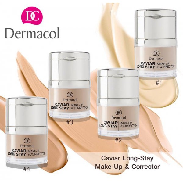 Kem Nền Chiết Xuất Trứng Cá Muối Dermacol Caviar Long-Stay Make-Up & Corrector 30ml | BigBuy360 - bigbuy360.vn