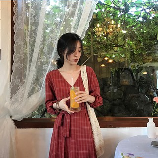 Đầm vạt chéo dáng dài (kèm ảnh thật)