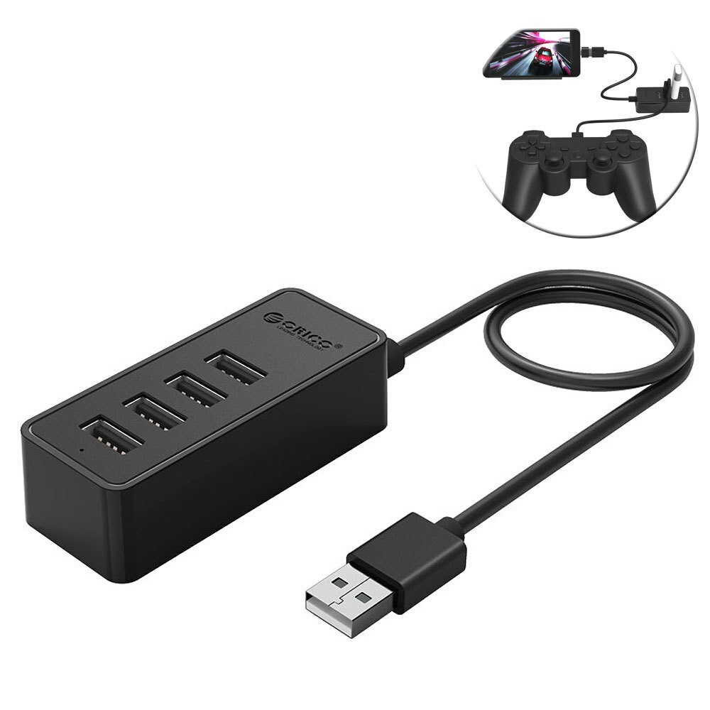 Hub USB 2.0 Orico 4 Cổng W5P-U2 - Hàng Chính Hãng