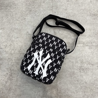 Túi Đeo Chéo minibag LA  M.L.B Monogram - Black XUẤT DƯ FULL TEM TAG CODE