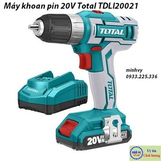 Máy khoan dùng pin total tdli20021 - pin li-ion 20v