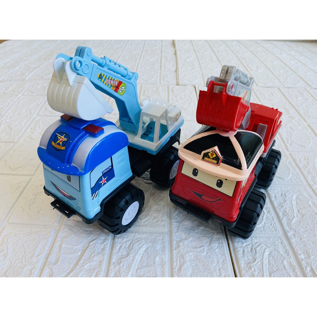 Xe Cẩu Poli Màu Sắc Được Các Bạn Nhỏ Vô Cùng Ưa Thích An Kids