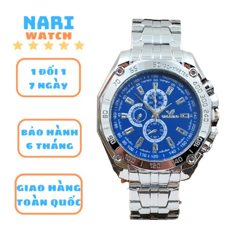 Đồng Hồ Dây Thép Nam ORLANDO , Thời Trang Cao Cấp, Bảo Hành 6 Tháng, NARI WATCH