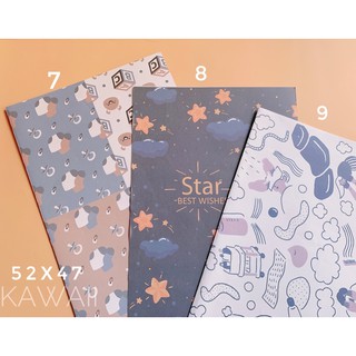 Giấy gói quà, bao tập ( 52x47)