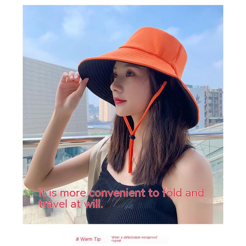 Mũ Tai Bèo Hai Mặt Che Phủ Toàn Diện Thời Trang Đi Biển Xinh Xắn