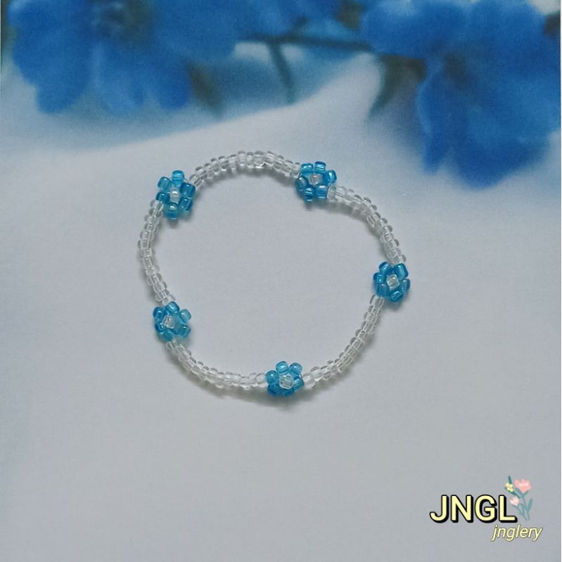 Vòng tay hạt cườm Inspired Jaemin NCT | Vòng tay cheap moment Idol Kpop màu xanh