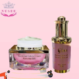Combo kem hút sắc + tinh dầu hướng dương nusee