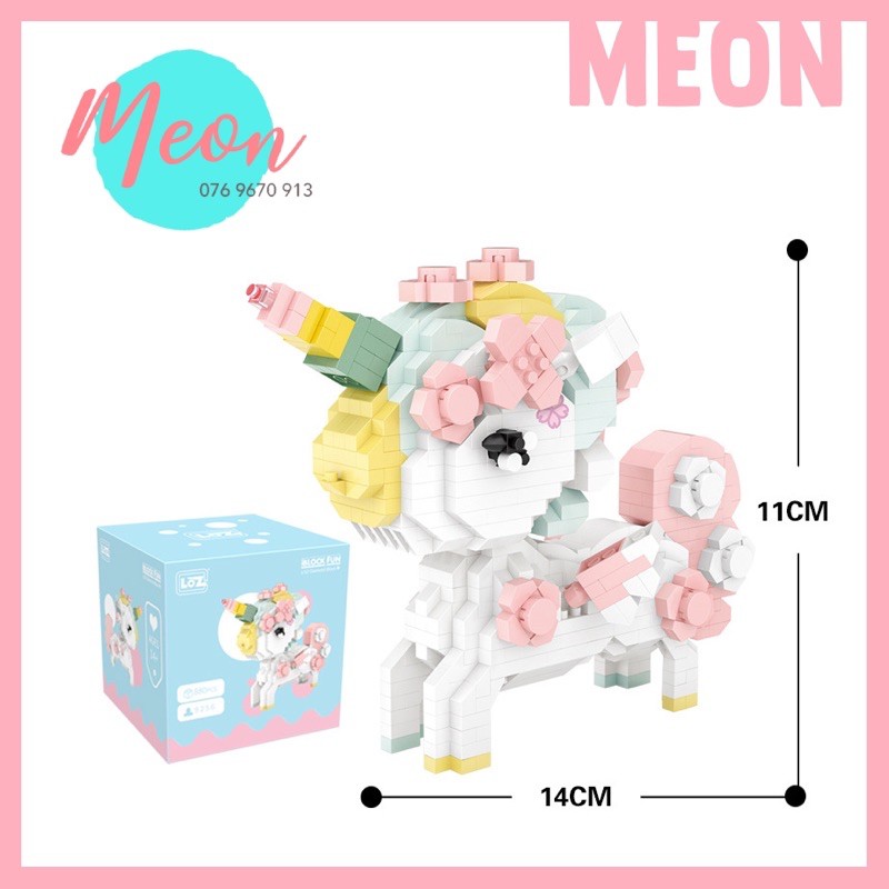 Xếp hình lego cô bé quàng khăn đỏ - Miniblock cute doll size L