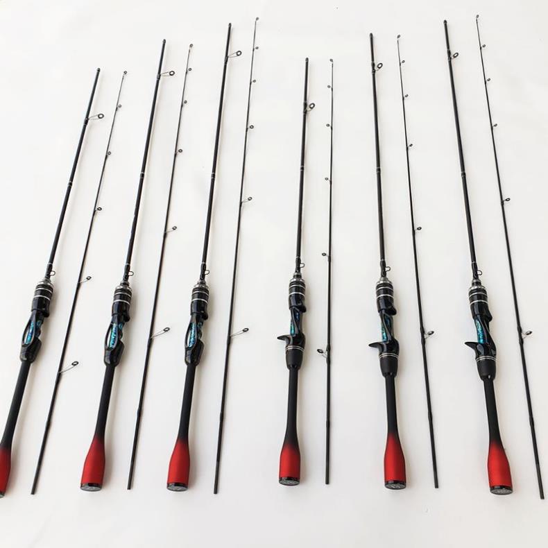 Cần Câu Lure Cao Cấp UL Ultraligh Cần Câu Máy Đứng Và Máy Ngọn Đặc Siêu Dẻo Cán Carbon CM19