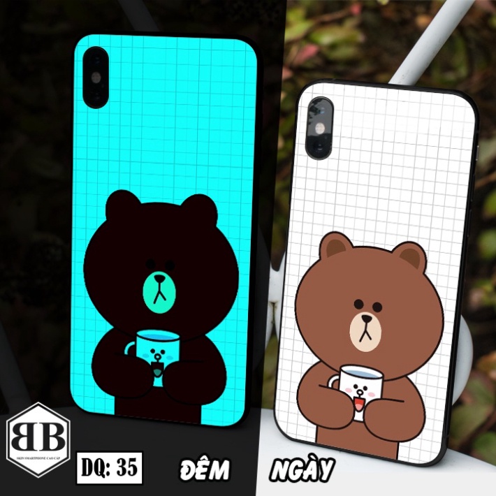 Ốp lưng kính Dạ Quang Iphone X / iphone XS / XS MAX phát sáng trong đêm đẹp mê luôn