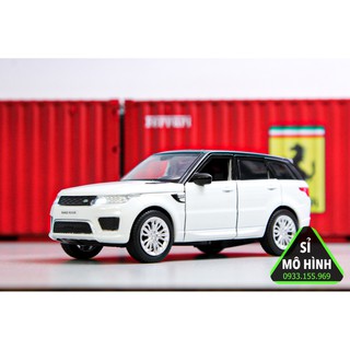 Xe mô hình SUV Range Rover Sport mở hết cửa 1:32 Trắng